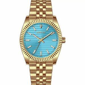 Invicta Celestial Men’s Watch 36mm Gold Blue face (69174) with hard case